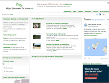 Tablet Screenshot of mijn-caravan-te-huur.nl